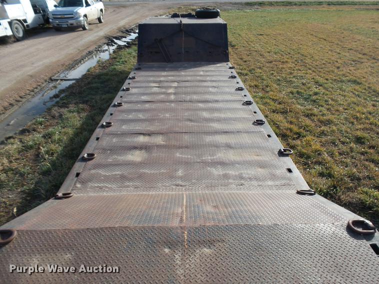 image for item DB6230 1989 Trail King TK60HTXL462 double drop deck equipment trailer