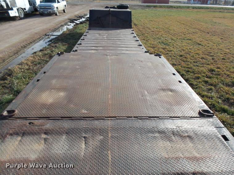 image for item DB6230 1989 Trail King TK60HTXL462 double drop deck equipment trailer