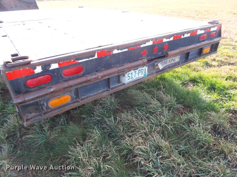 image for item DB6230 1989 Trail King TK60HTXL462 double drop deck equipment trailer