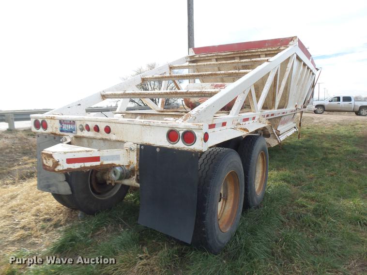 image for item DB6231 1990 Ranch LW20023 bottom dump trailer