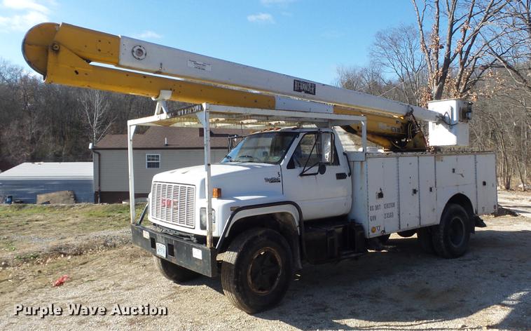image for item DB6254 1991 GMC TopKick bucket truck