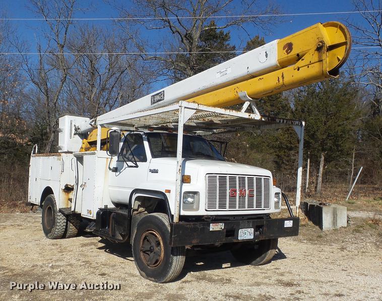 image for item DB6254 1991 GMC TopKick bucket truck