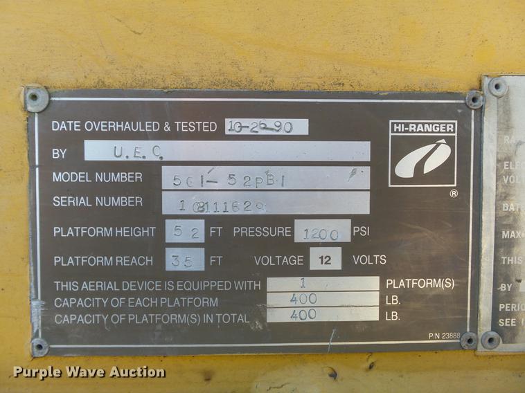 image for item DB6254 1991 GMC TopKick bucket truck