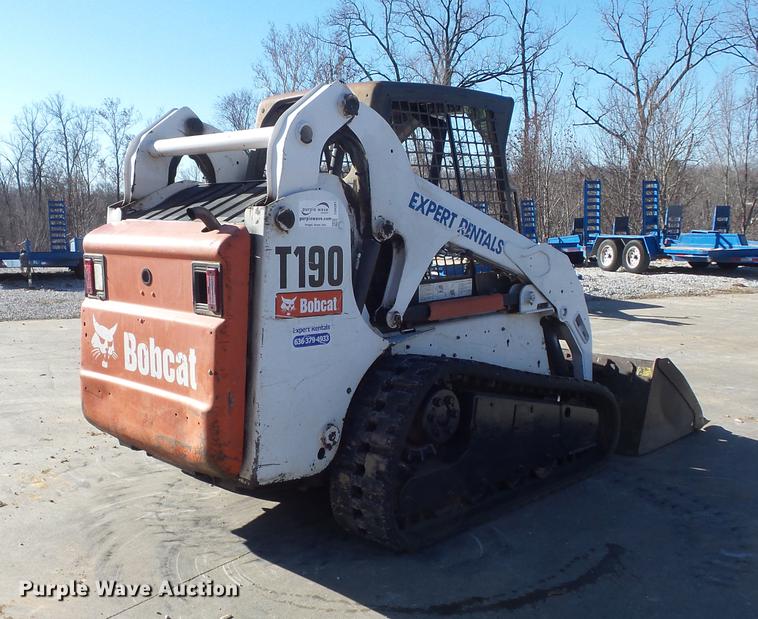 image for item DB6261 2008 Bobcat T190 skid steer