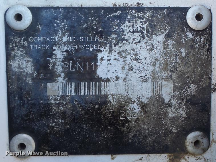 image for item DB6261 2008 Bobcat T190 skid steer