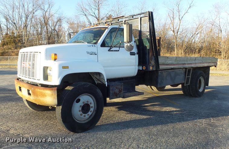 image for item DB6262 1994 GMC TopKick flatbed truck