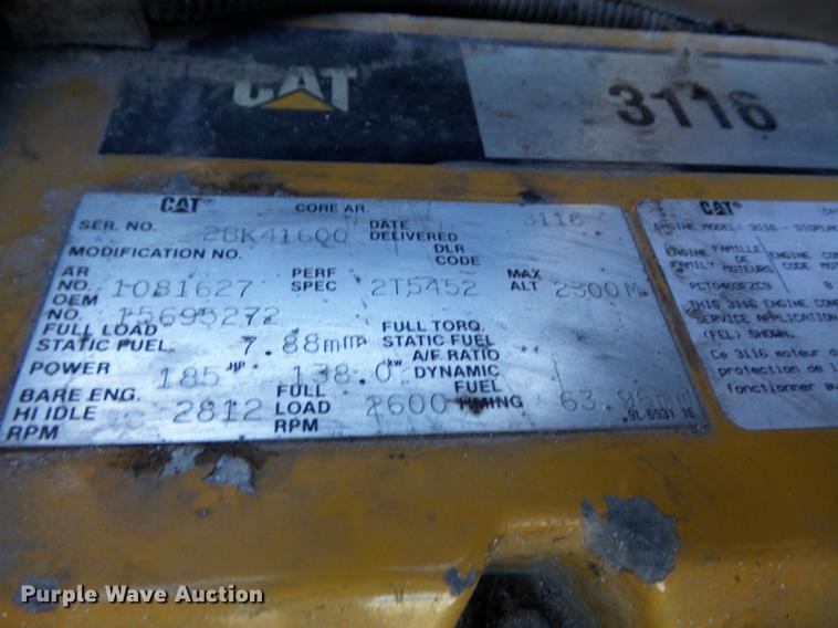 image for item DB6262 1994 GMC TopKick flatbed truck