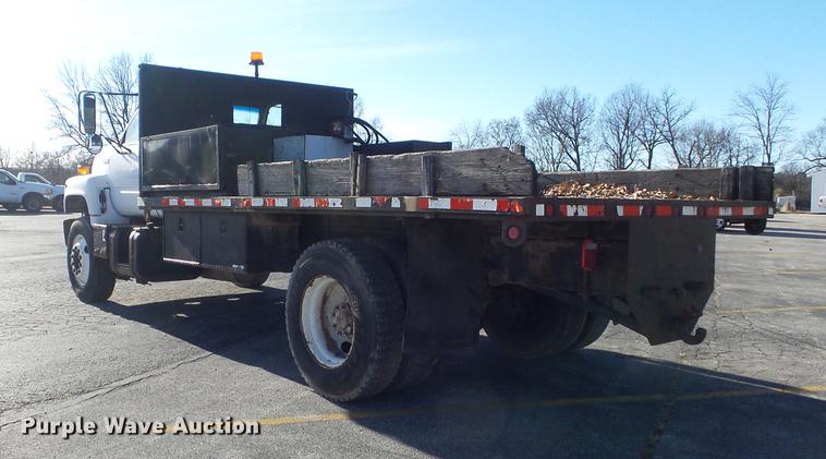 image for item DB6263 1992 GMC TopKick flatbed truck
