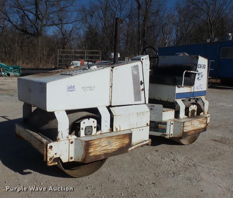 image for item DB6288 1979 Ingersoll Rand DA30 double drum vibratory roller