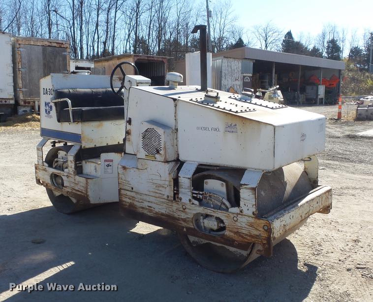 image for item DB6288 1979 Ingersoll Rand DA30 double drum vibratory roller