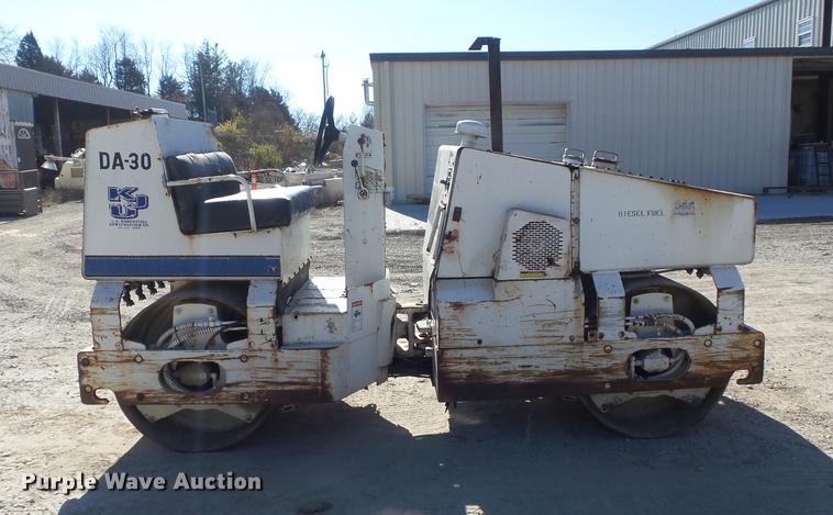 image for item DB6288 1979 Ingersoll Rand DA30 double drum vibratory roller