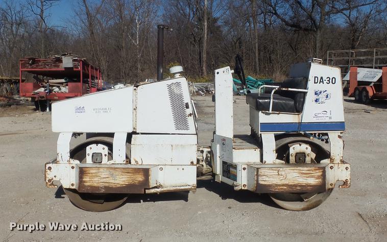 image for item DB6288 1979 Ingersoll Rand DA30 double drum vibratory roller
