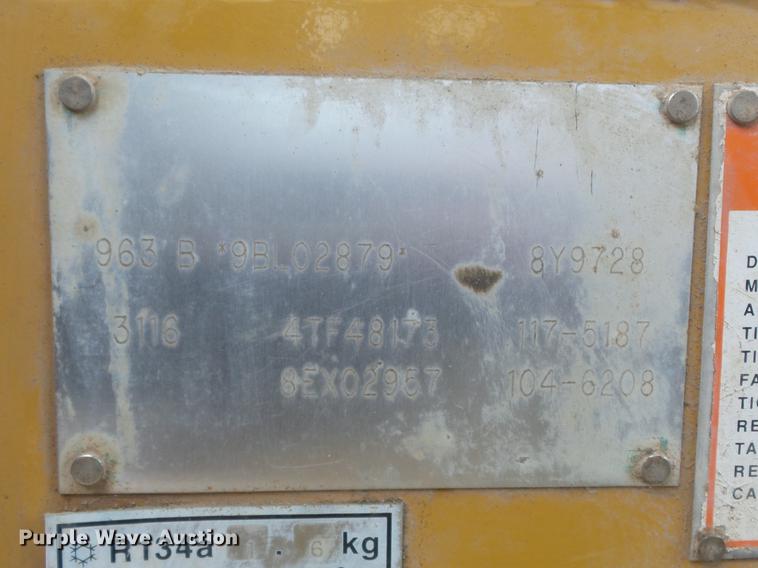 image for item DB6320 1998 Caterpillar 963B track loader