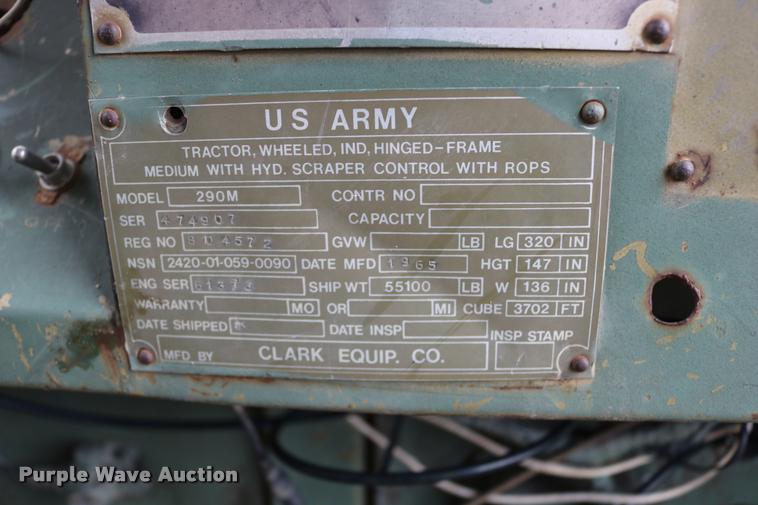 image for item DB9281 Clark 290M conventional scraper