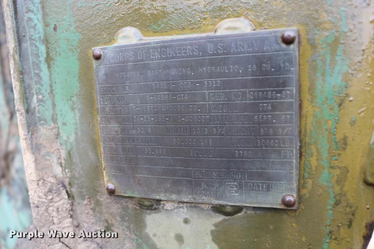 image for item DB9281 Clark 290M conventional scraper