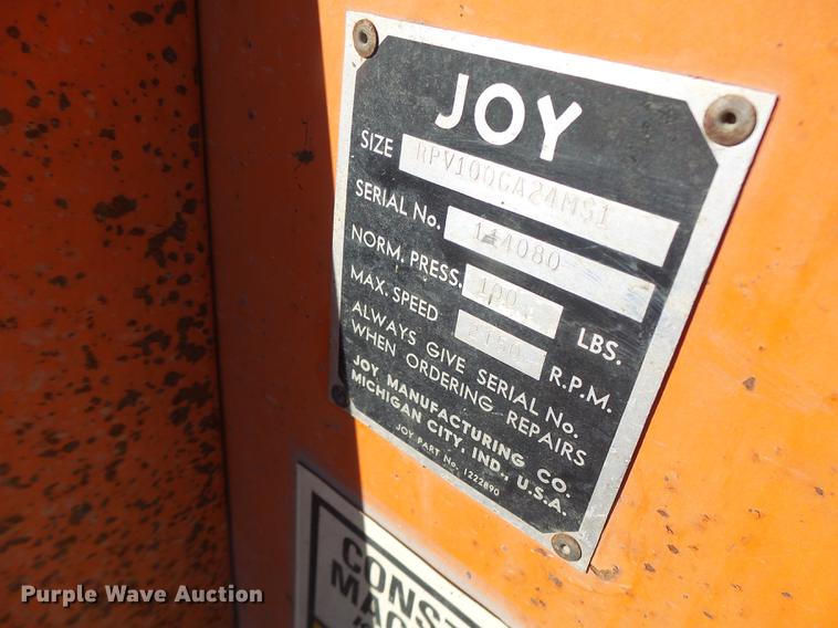 image for item DB9877 Joy RPV100 air compressor