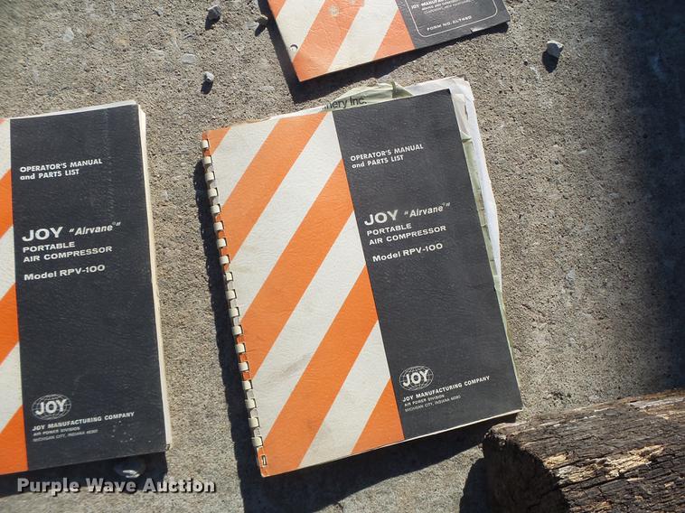 image for item DB9877 Joy RPV100 air compressor