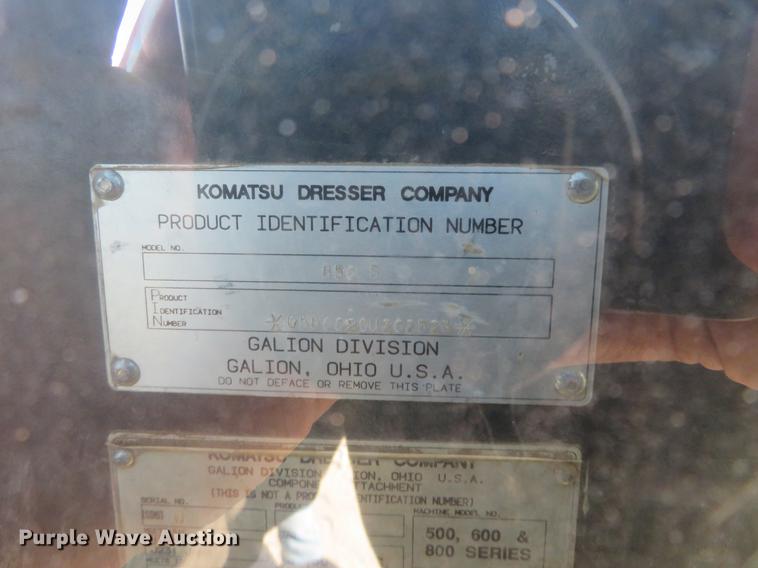 image for item DC0785 1997 Galion 850B motor grader