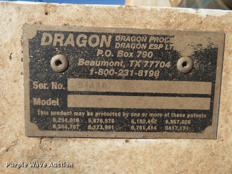 image for item DC0793 2011 Dragon vacuum trailer