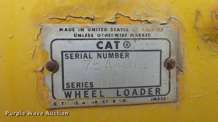 image for item DC1035 1967 Caterpillar 966B wheel loader