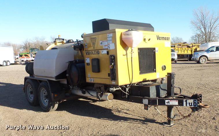 image for item DC1047 2013 Vermeer V500LEHD Vacumole trailer