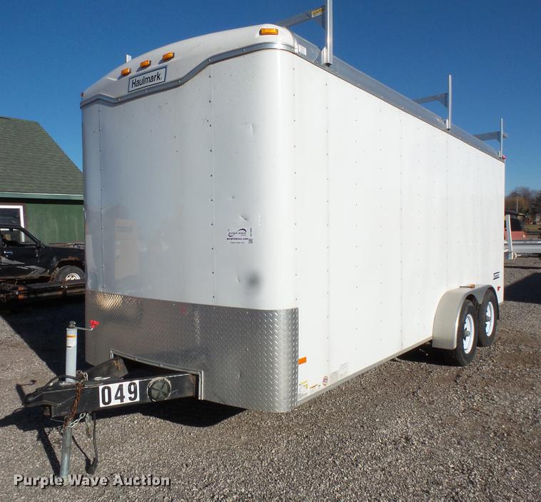 image for item DC1048 2015 Haulmark enclosed cargo trailer
