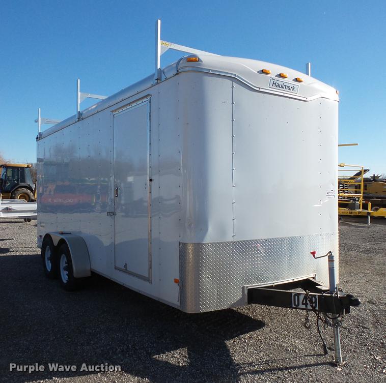 image for item DC1048 2015 Haulmark enclosed cargo trailer