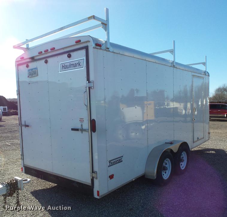 image for item DC1048 2015 Haulmark enclosed cargo trailer
