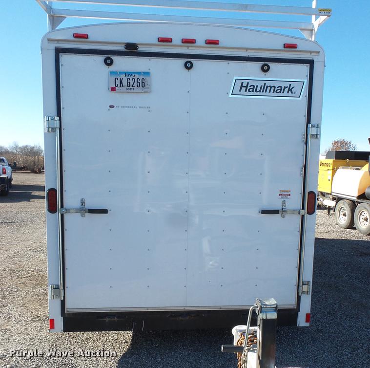 image for item DC1048 2015 Haulmark enclosed cargo trailer