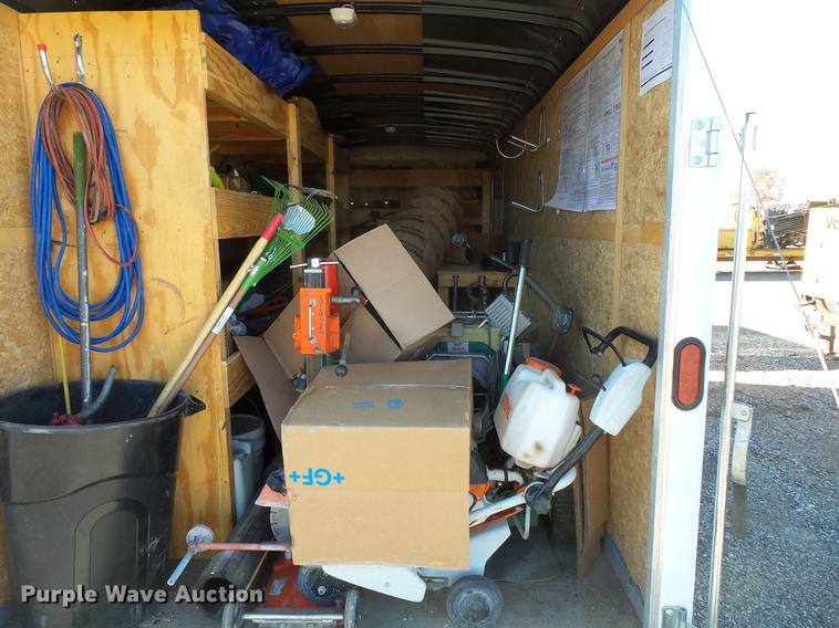 image for item DC1048 2015 Haulmark enclosed cargo trailer