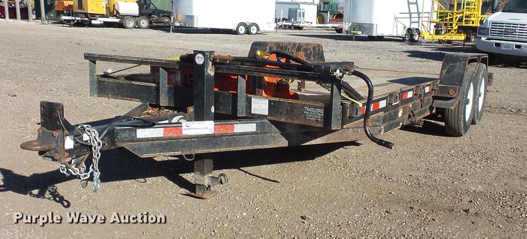 image for item DC1052 2011 Behnke tilt deck equipment trailer