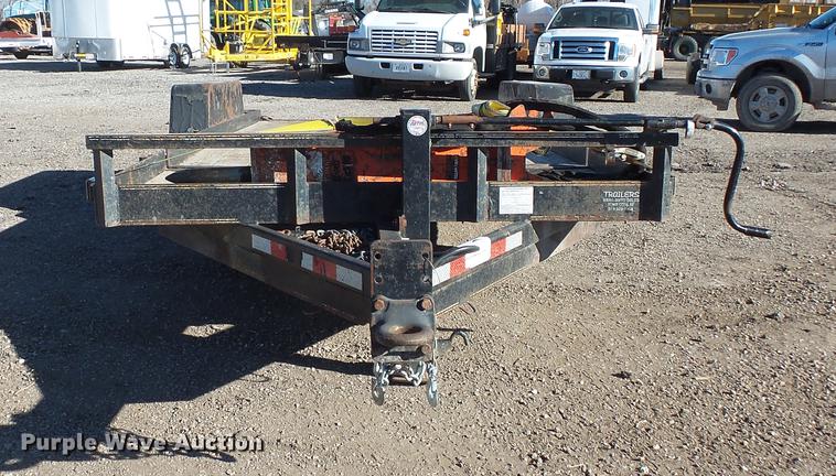 image for item DC1052 2011 Behnke tilt deck equipment trailer