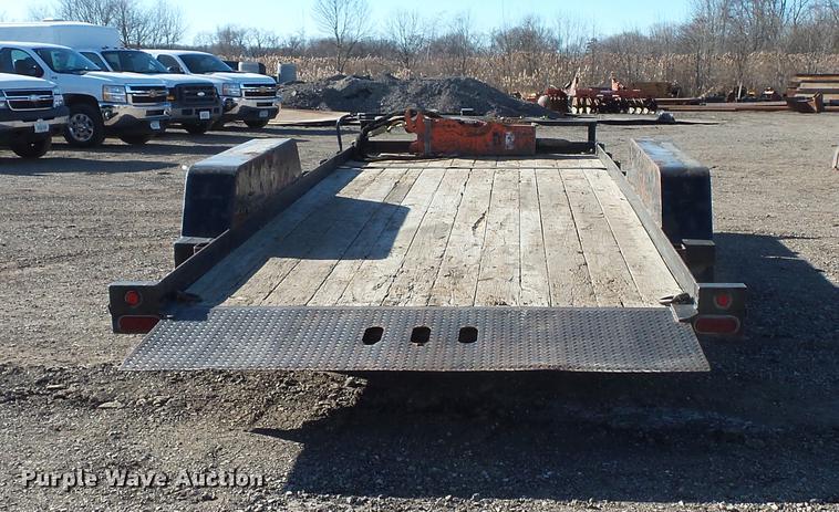 image for item DC1052 2011 Behnke tilt deck equipment trailer