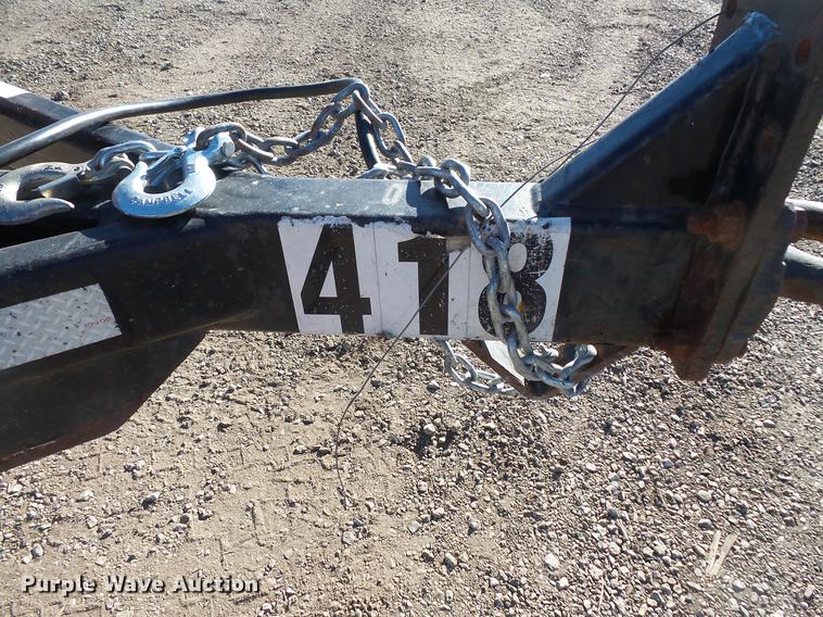 image for item DC1052 2011 Behnke tilt deck equipment trailer