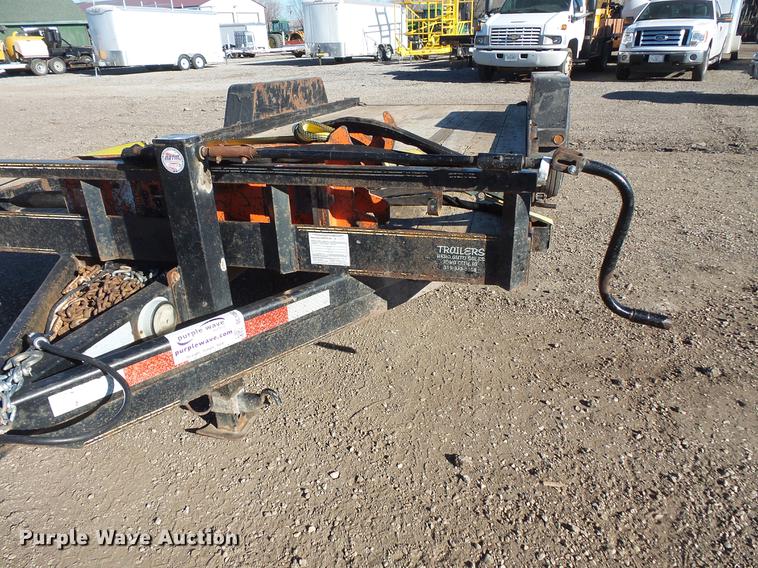 image for item DC1052 2011 Behnke tilt deck equipment trailer