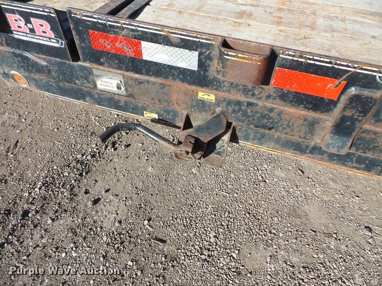 image for item DC1052 2011 Behnke tilt deck equipment trailer