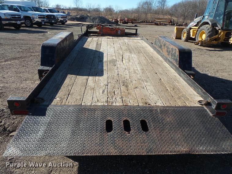 image for item DC1052 2011 Behnke tilt deck equipment trailer
