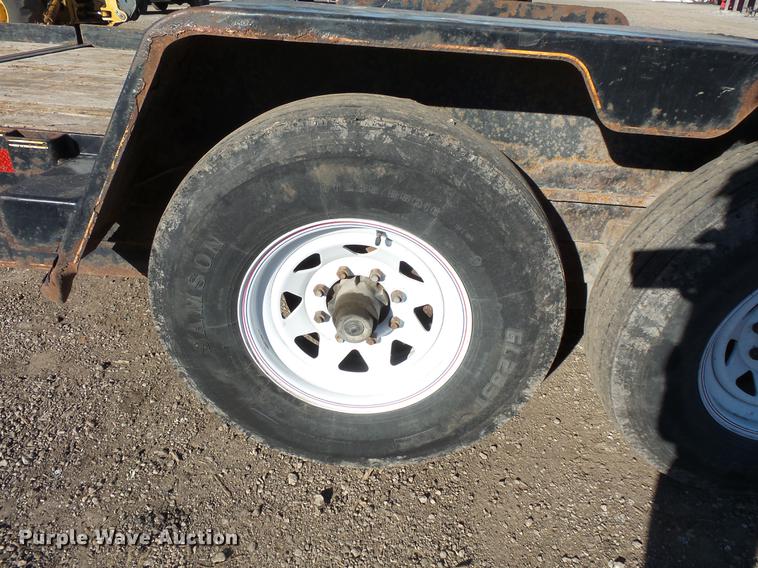 image for item DC1052 2011 Behnke tilt deck equipment trailer