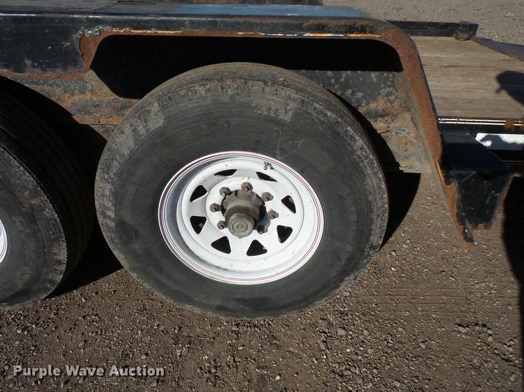 image for item DC1052 2011 Behnke tilt deck equipment trailer