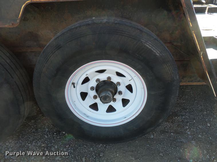 image for item DC1052 2011 Behnke tilt deck equipment trailer