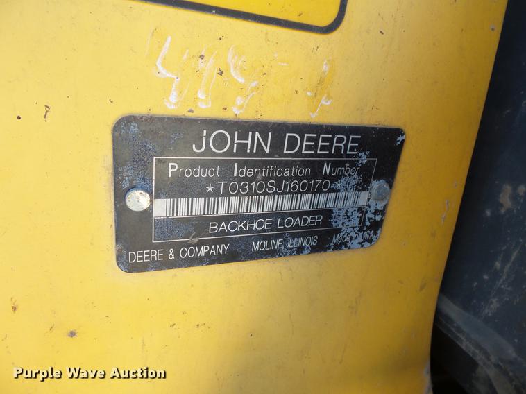 image for item DC1055 2008 John Deere 310SJ backhoe