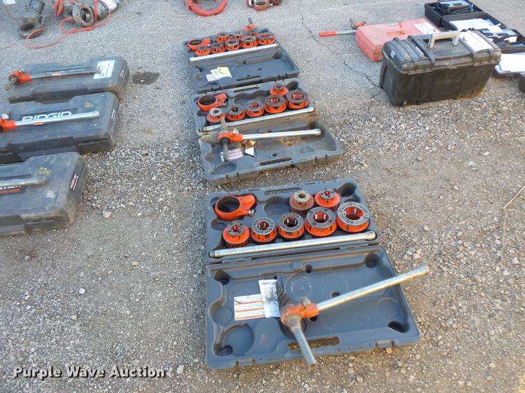 image for item DC1065 (3) Ridgid threader set with pipe reamer