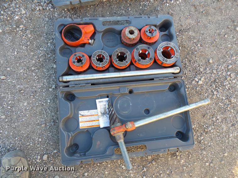 image for item DC1065 (3) Ridgid threader set with pipe reamer