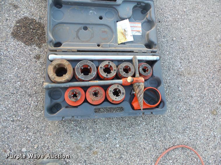 image for item DC1066 (3) Ridgid threader set with pipe reamer