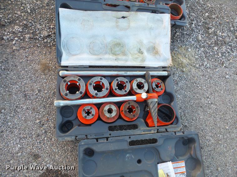 image for item DC1066 (3) Ridgid threader set with pipe reamer