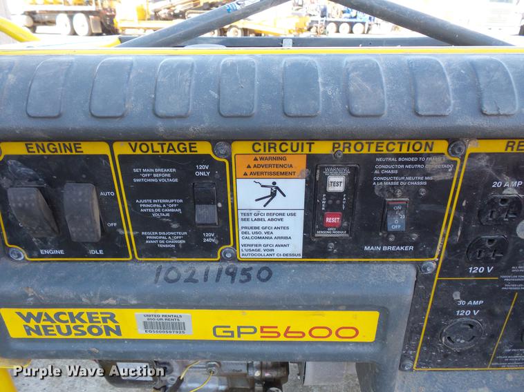 image for item DC1108 Wacker Neuson generator