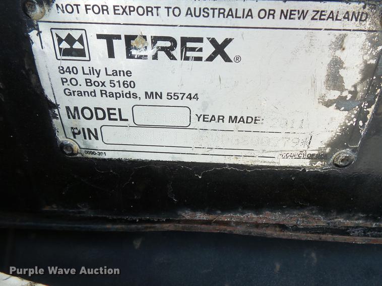 image for item DC1149 2011 Terex PT-100G skid steer