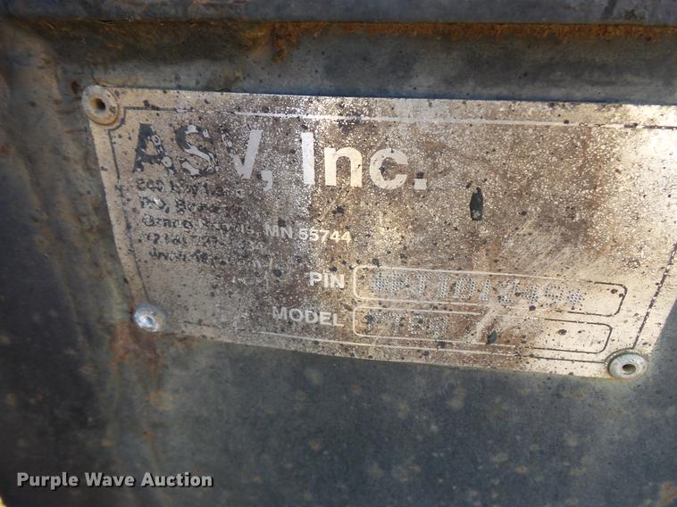 image for item DC1150 2008 ASV PT-80 skid steer