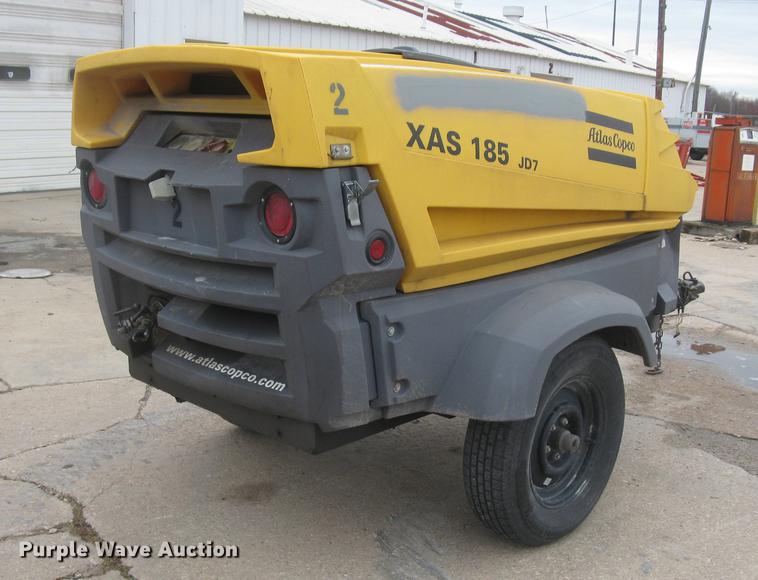 image for item DC2452 2007 Atlas Copco XAS185JD7 air compressor