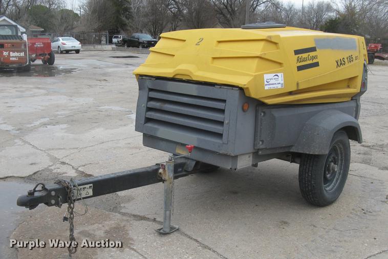 image for item DC2452 2007 Atlas Copco XAS185JD7 air compressor